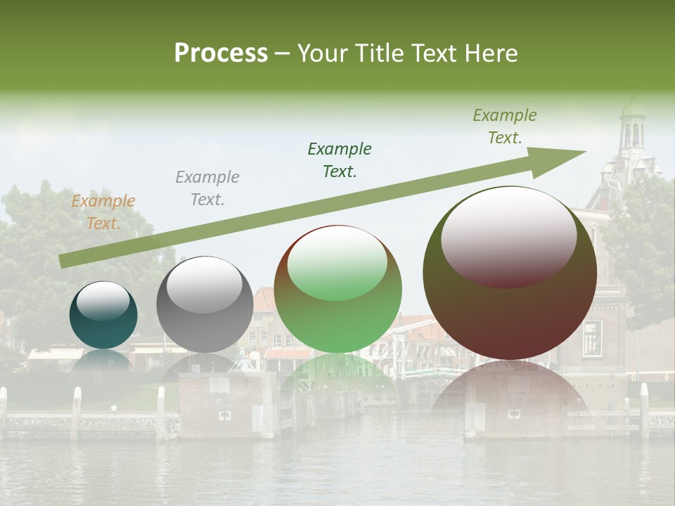Netherlands Lock Dutch PowerPoint Template