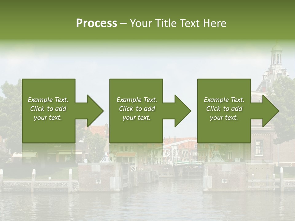 Netherlands Lock Dutch PowerPoint Template