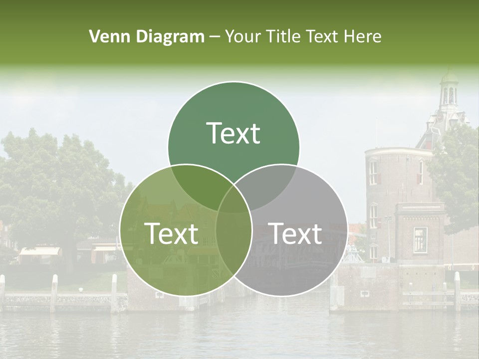 Netherlands Lock Dutch PowerPoint Template