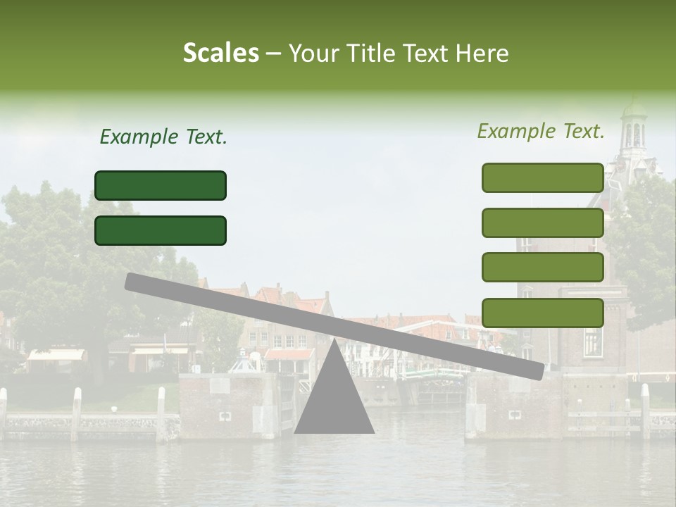 Netherlands Lock Dutch PowerPoint Template