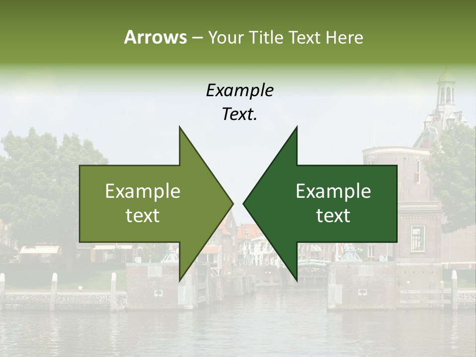 Netherlands Lock Dutch PowerPoint Template