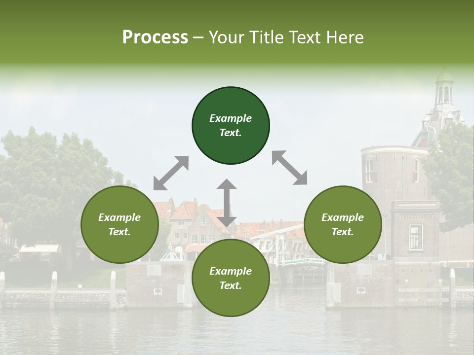 Netherlands Lock Dutch PowerPoint Template