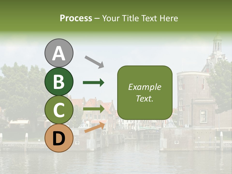 Netherlands Lock Dutch PowerPoint Template