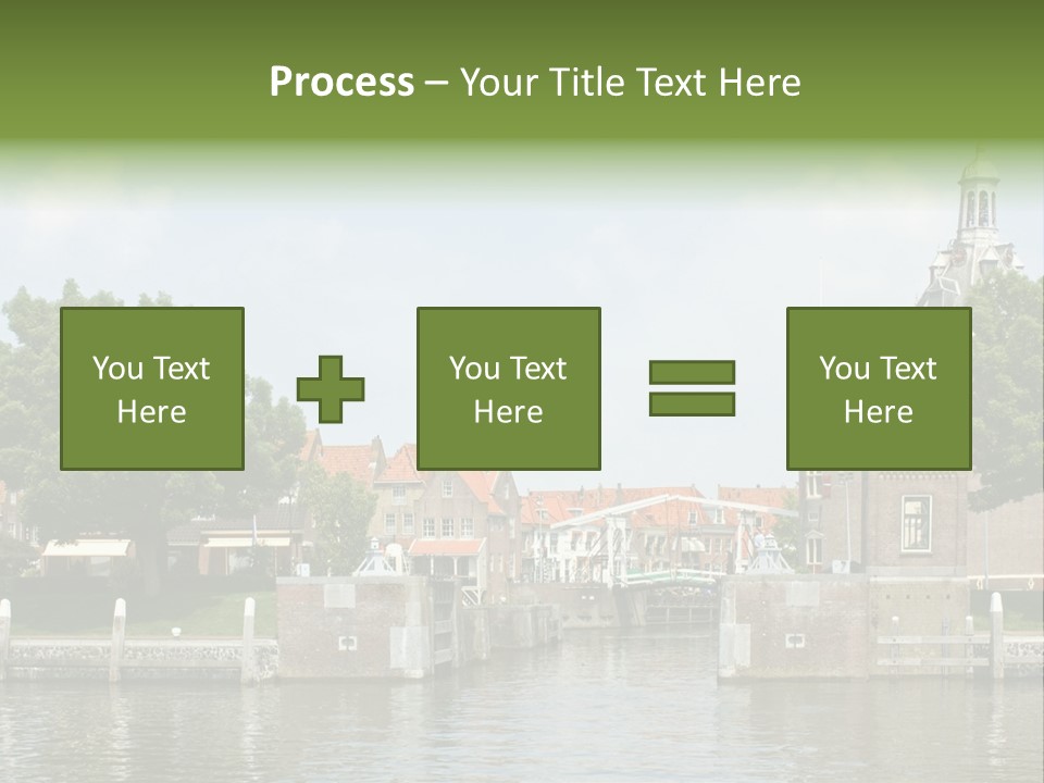 Netherlands Lock Dutch PowerPoint Template