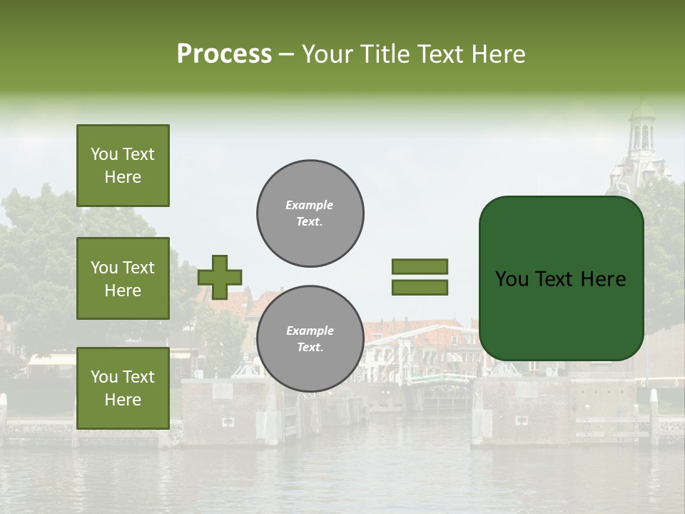 Netherlands Lock Dutch PowerPoint Template