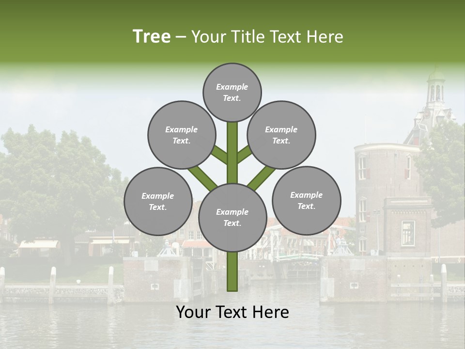 Netherlands Lock Dutch PowerPoint Template