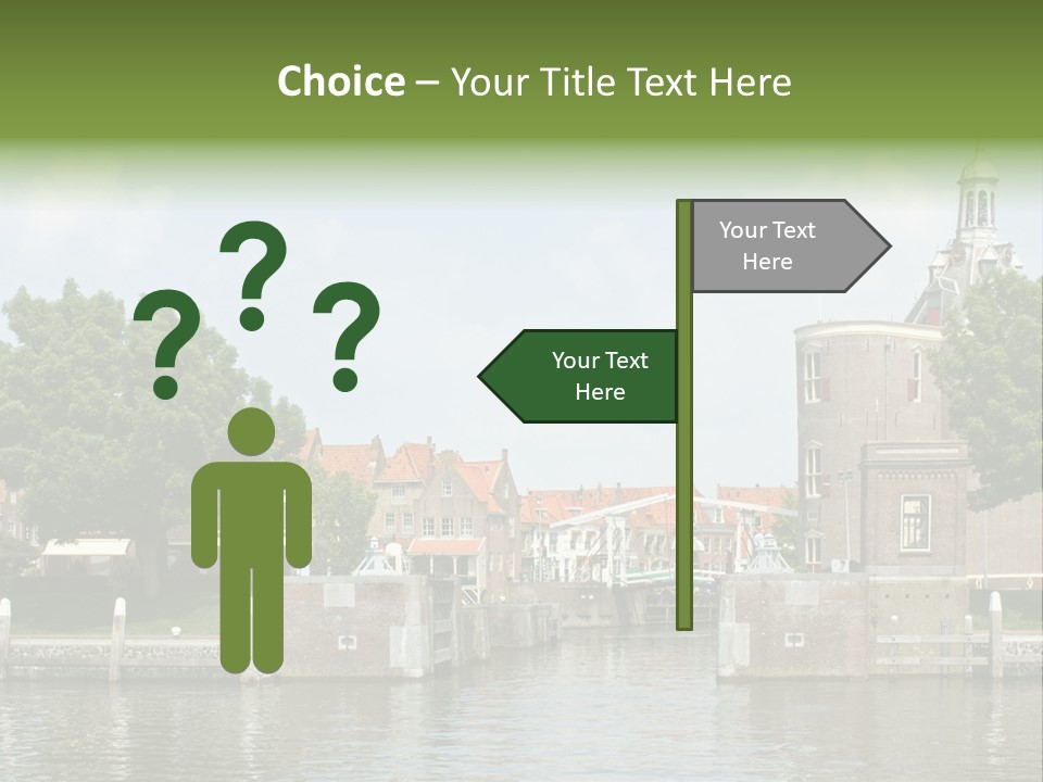 Netherlands Lock Dutch PowerPoint Template