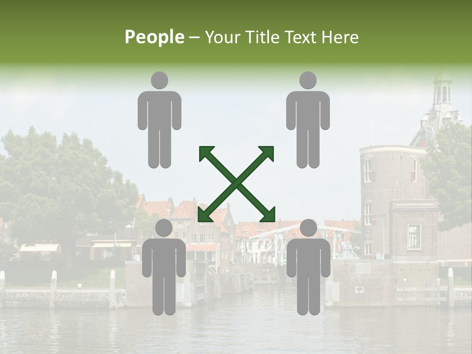 Netherlands Lock Dutch PowerPoint Template