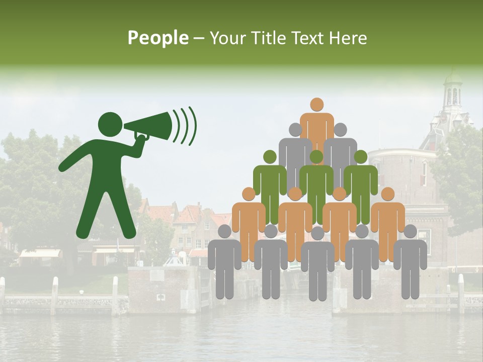 Netherlands Lock Dutch PowerPoint Template