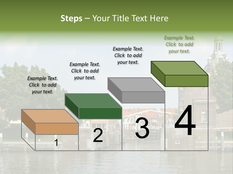 Netherlands Lock Dutch PowerPoint Template