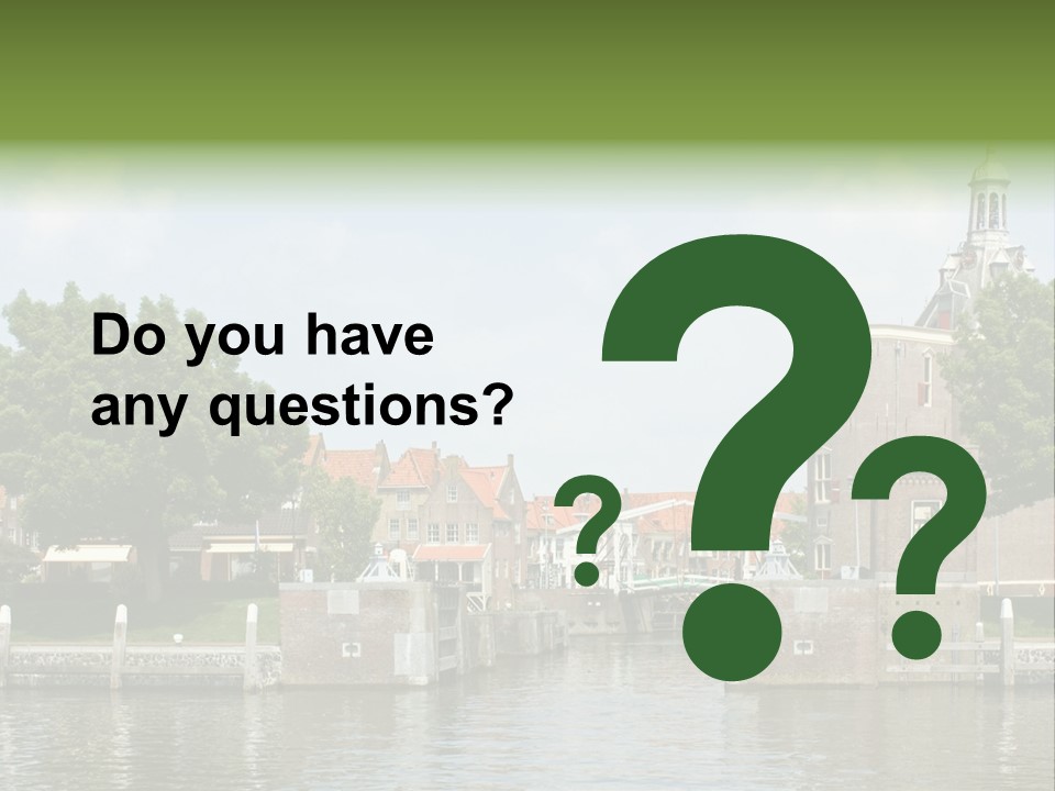 Netherlands Lock Dutch PowerPoint Template