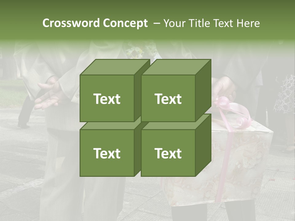 Behind Stood Wearing PowerPoint Template