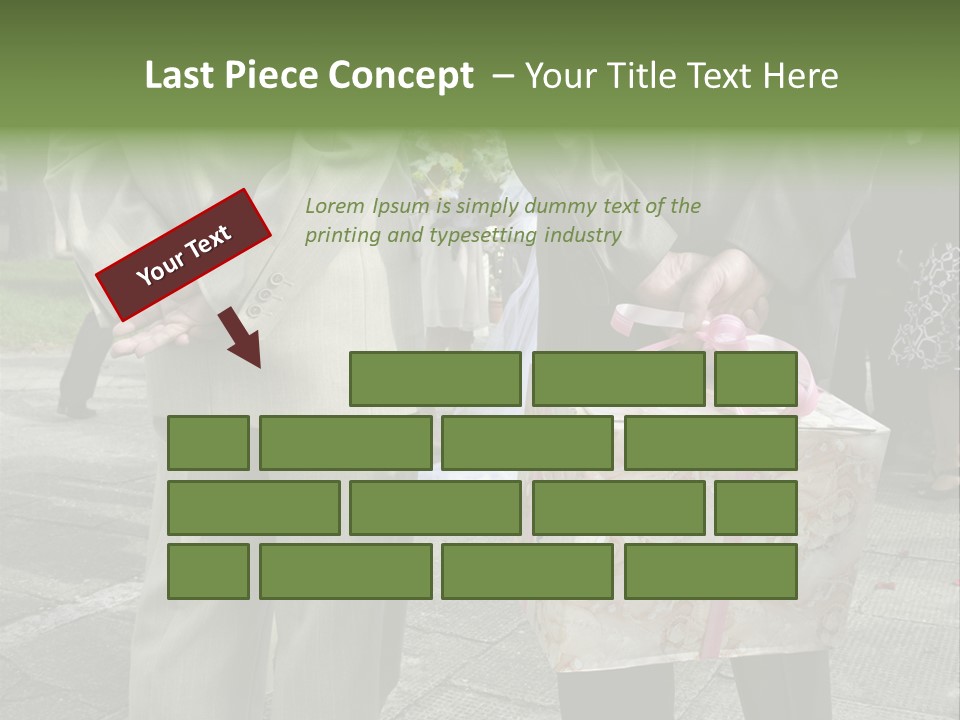 Behind Stood Wearing PowerPoint Template