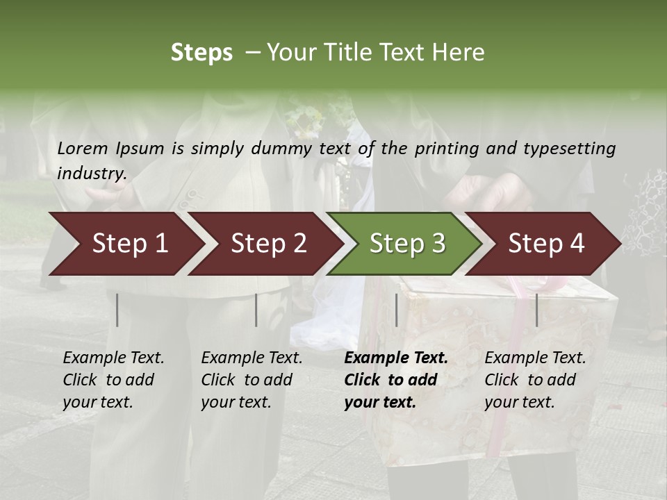 Behind Stood Wearing PowerPoint Template