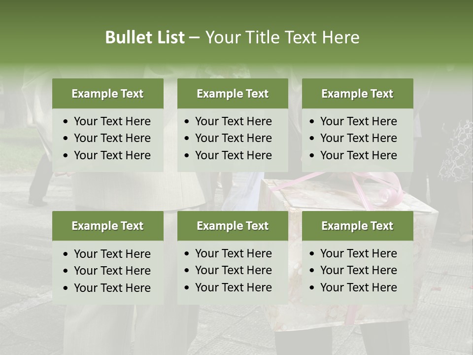 Behind Stood Wearing PowerPoint Template