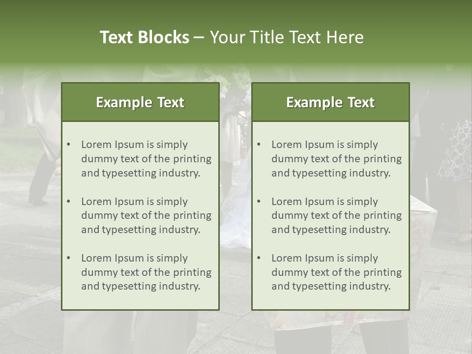 Behind Stood Wearing PowerPoint Template