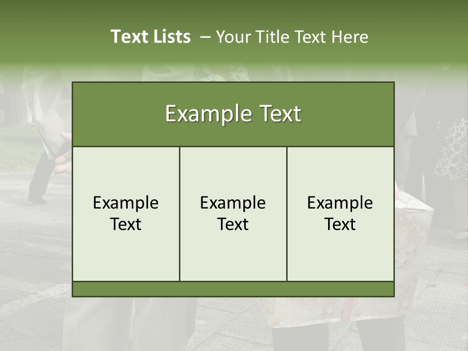 Behind Stood Wearing PowerPoint Template