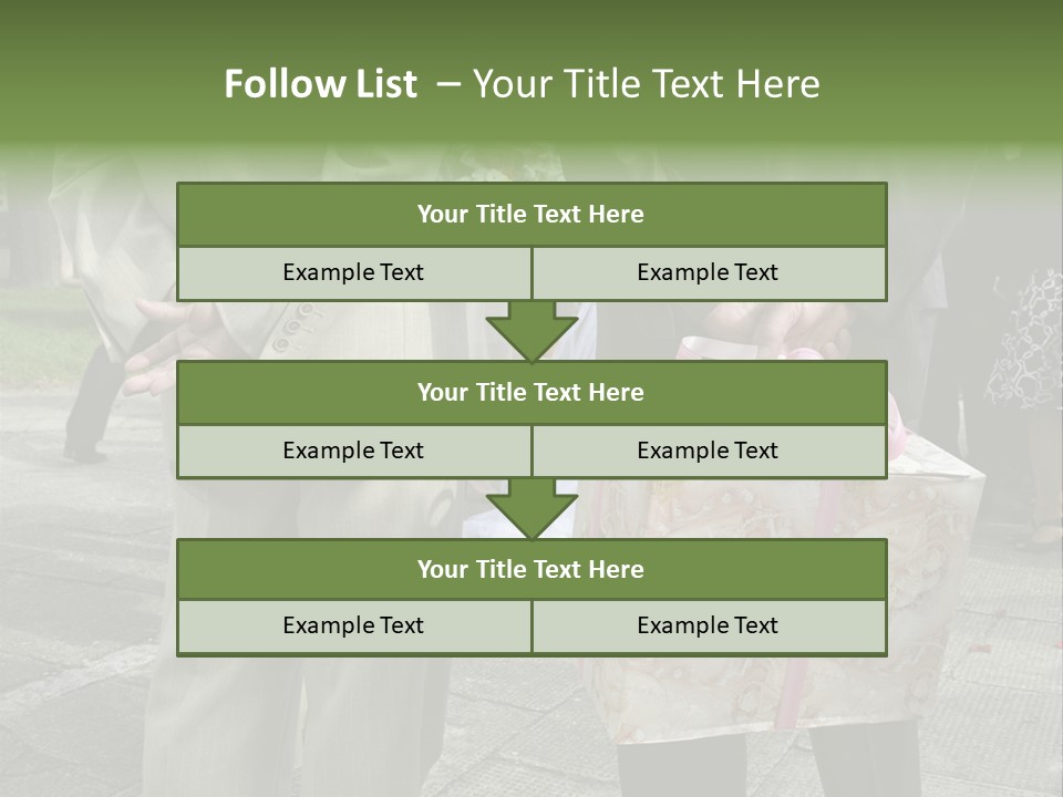 Behind Stood Wearing PowerPoint Template