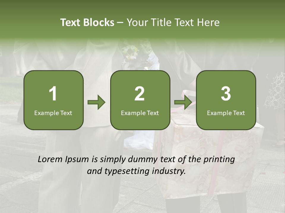 Behind Stood Wearing PowerPoint Template