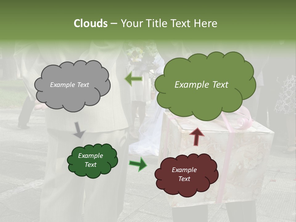 Behind Stood Wearing PowerPoint Template