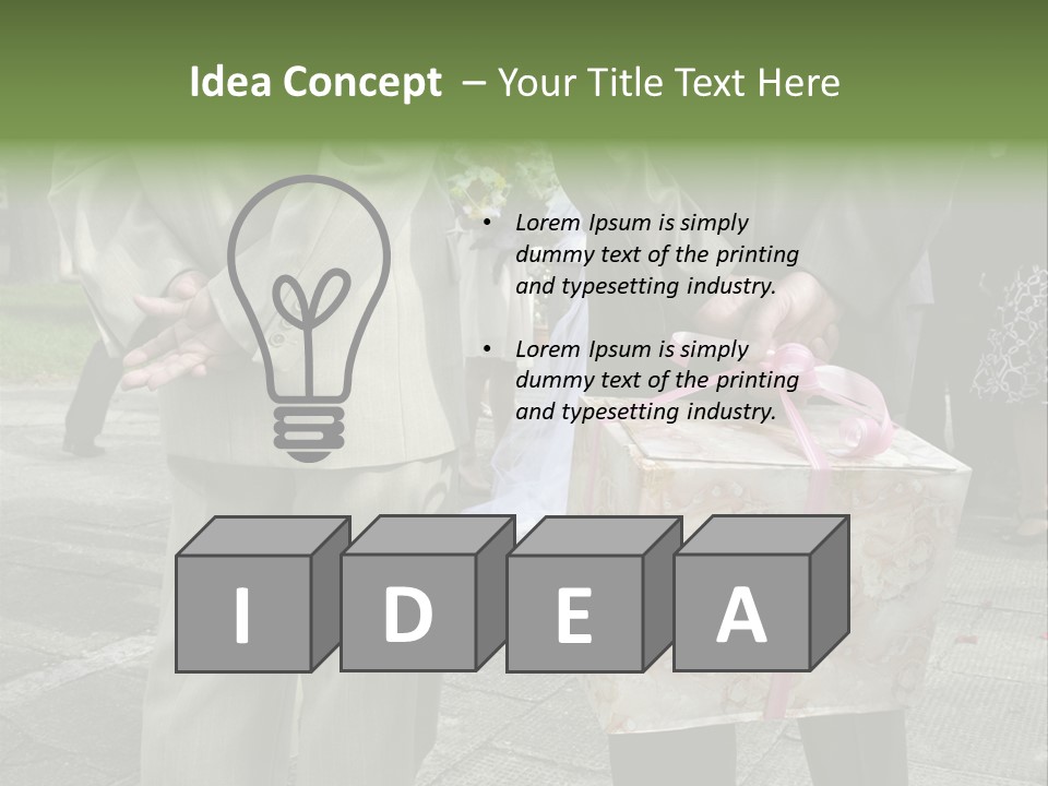 Behind Stood Wearing PowerPoint Template