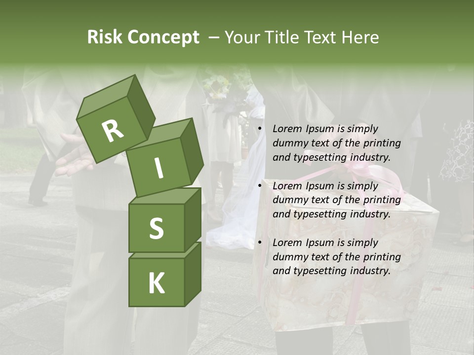 Behind Stood Wearing PowerPoint Template