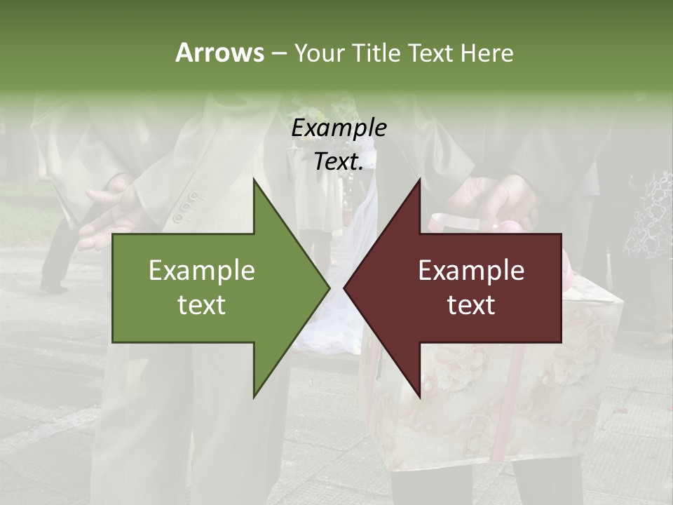 Behind Stood Wearing PowerPoint Template