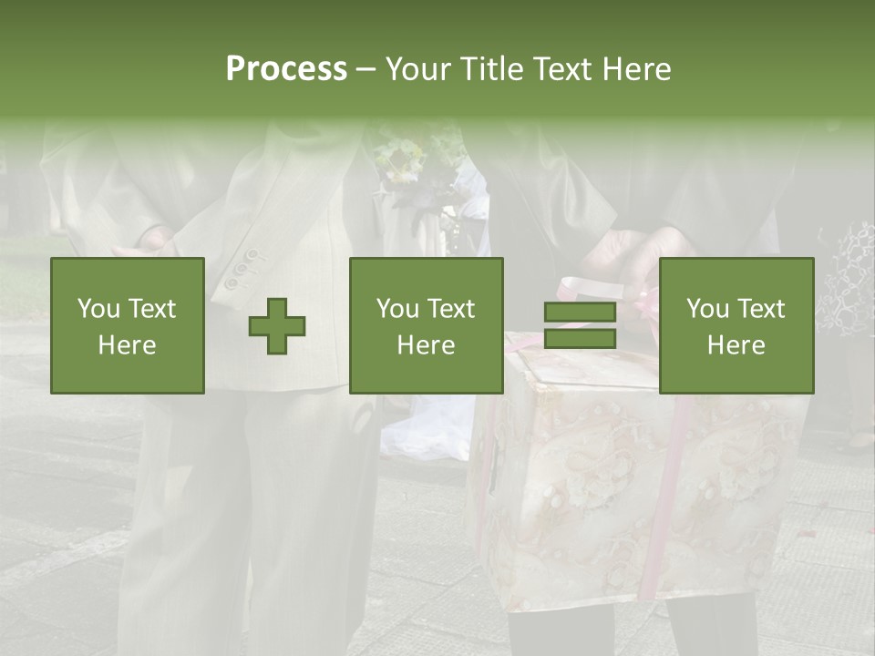 Behind Stood Wearing PowerPoint Template