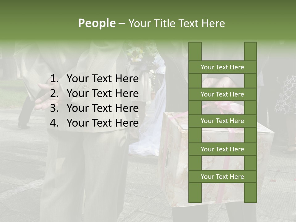 Behind Stood Wearing PowerPoint Template