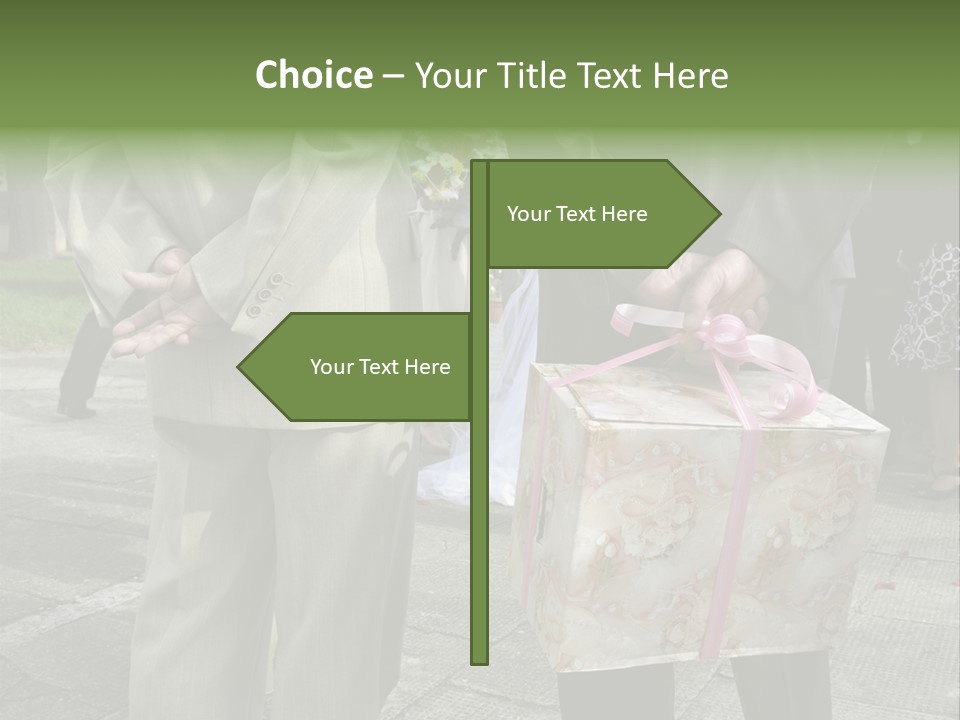 Behind Stood Wearing PowerPoint Template