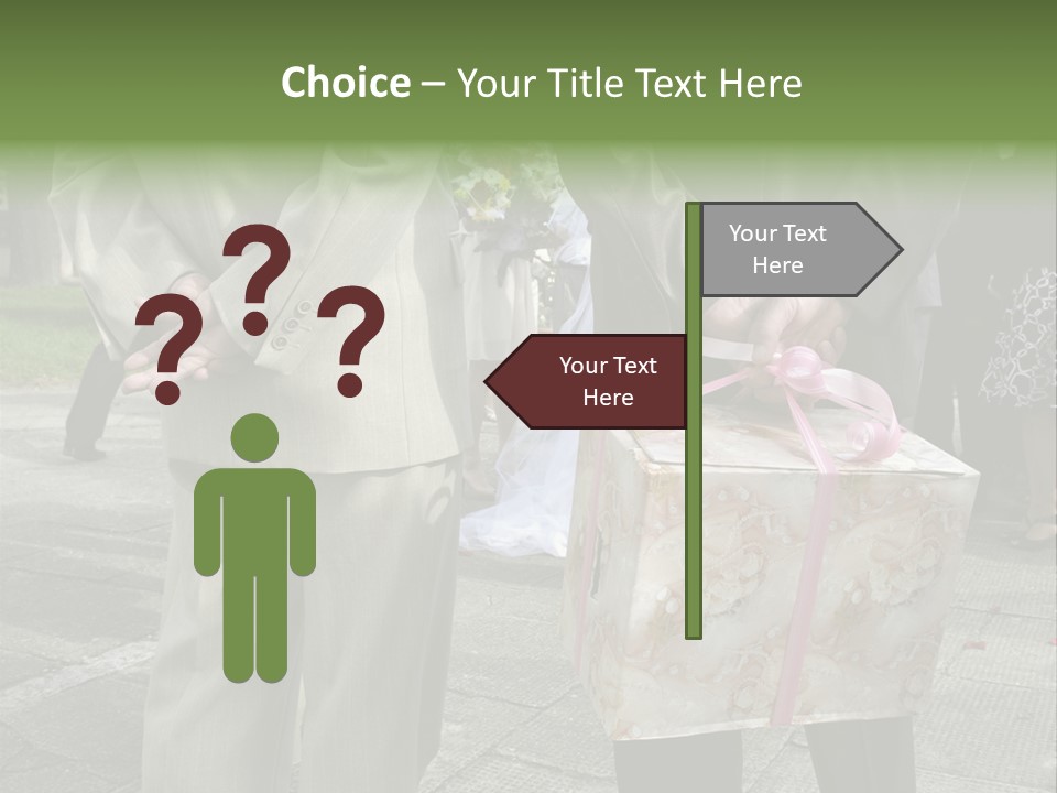 Behind Stood Wearing PowerPoint Template