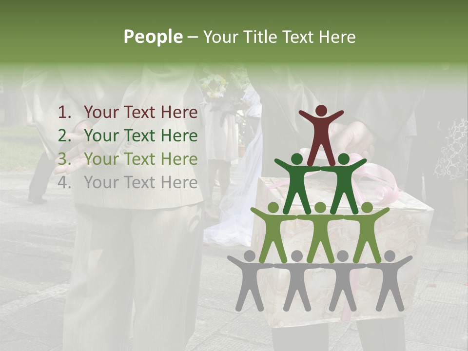 Behind Stood Wearing PowerPoint Template