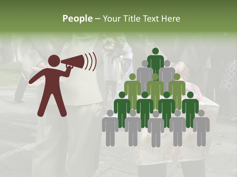 Behind Stood Wearing PowerPoint Template