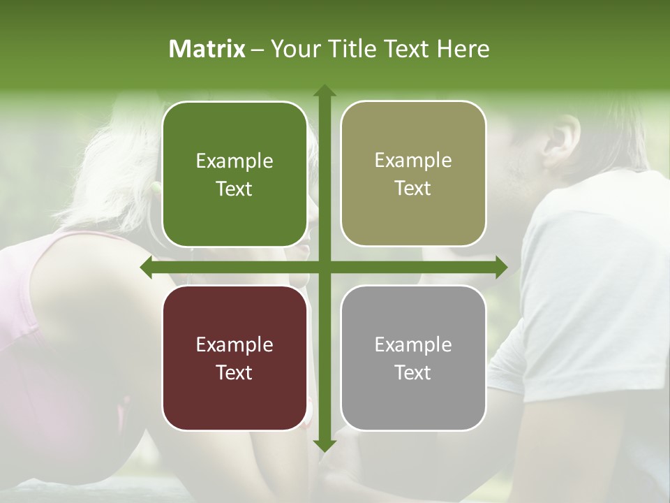 A Man And A Woman Sitting Next To Each Other PowerPoint Template