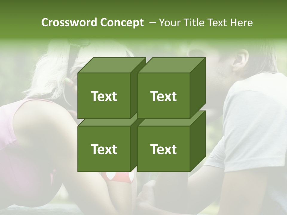 A Man And A Woman Sitting Next To Each Other PowerPoint Template