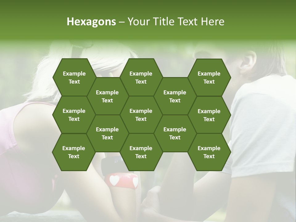 A Man And A Woman Sitting Next To Each Other PowerPoint Template