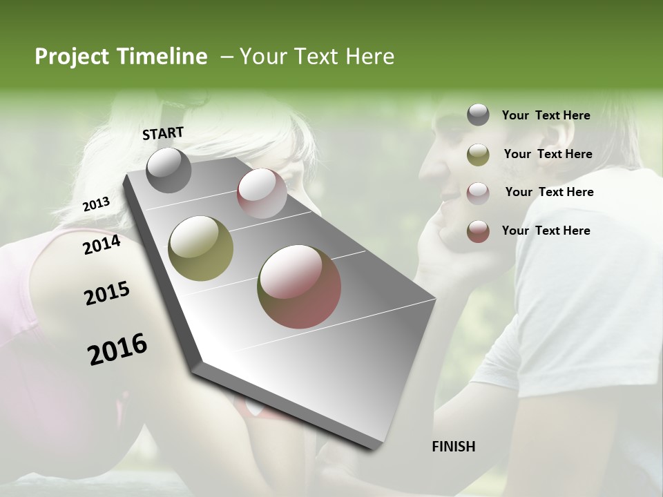 A Man And A Woman Sitting Next To Each Other PowerPoint Template