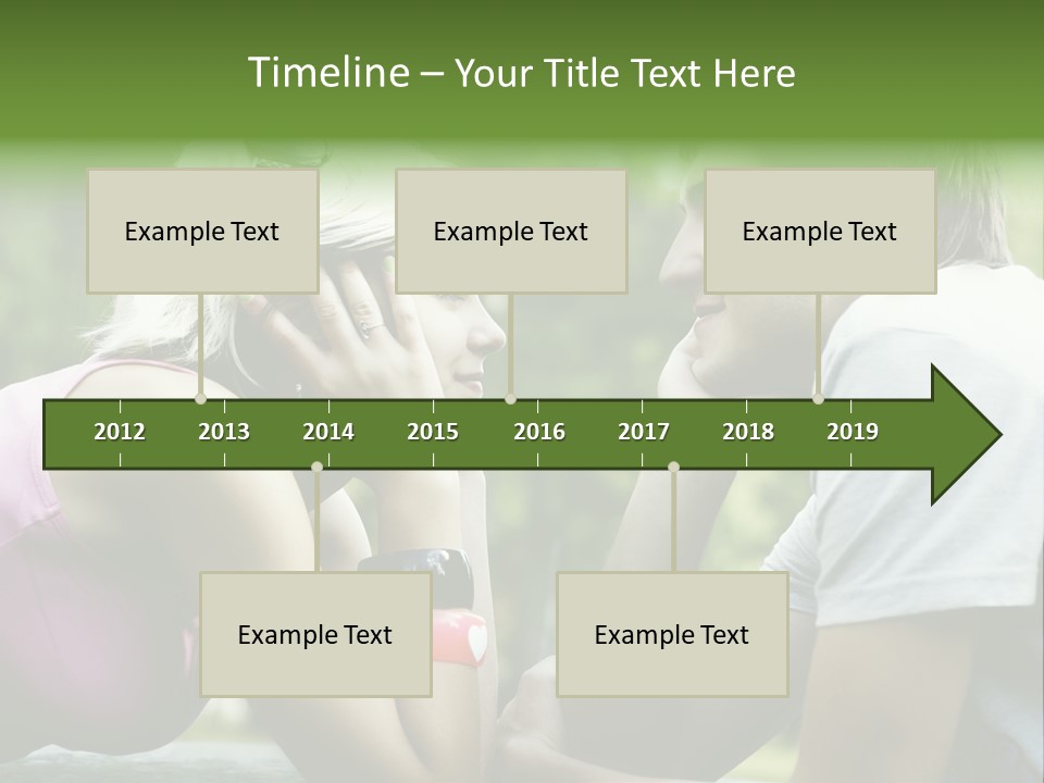 A Man And A Woman Sitting Next To Each Other PowerPoint Template