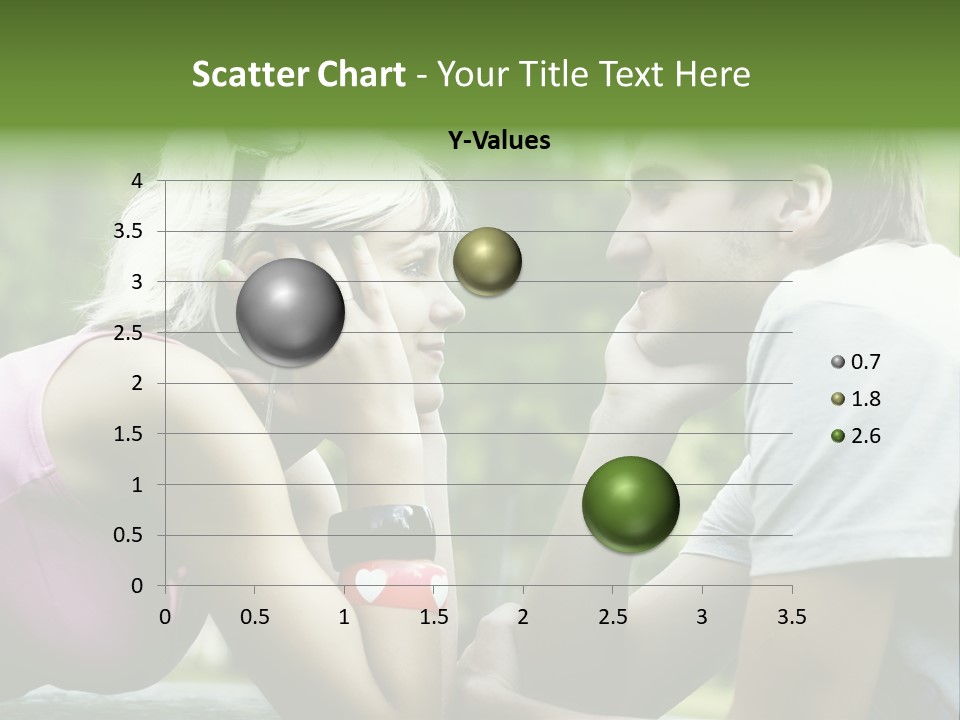 A Man And A Woman Sitting Next To Each Other PowerPoint Template