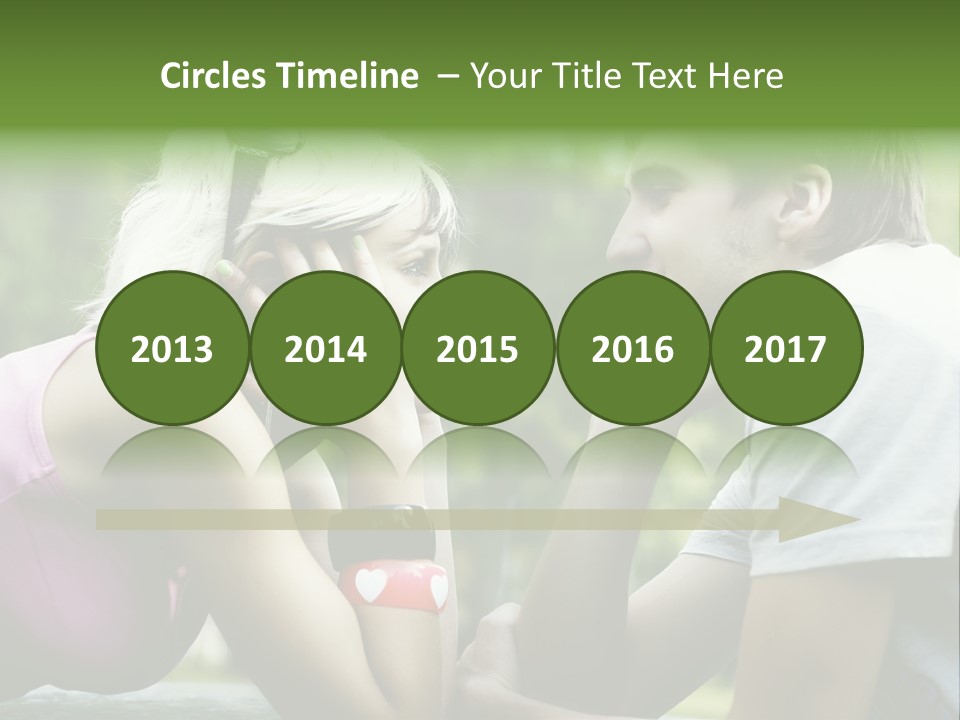 A Man And A Woman Sitting Next To Each Other PowerPoint Template