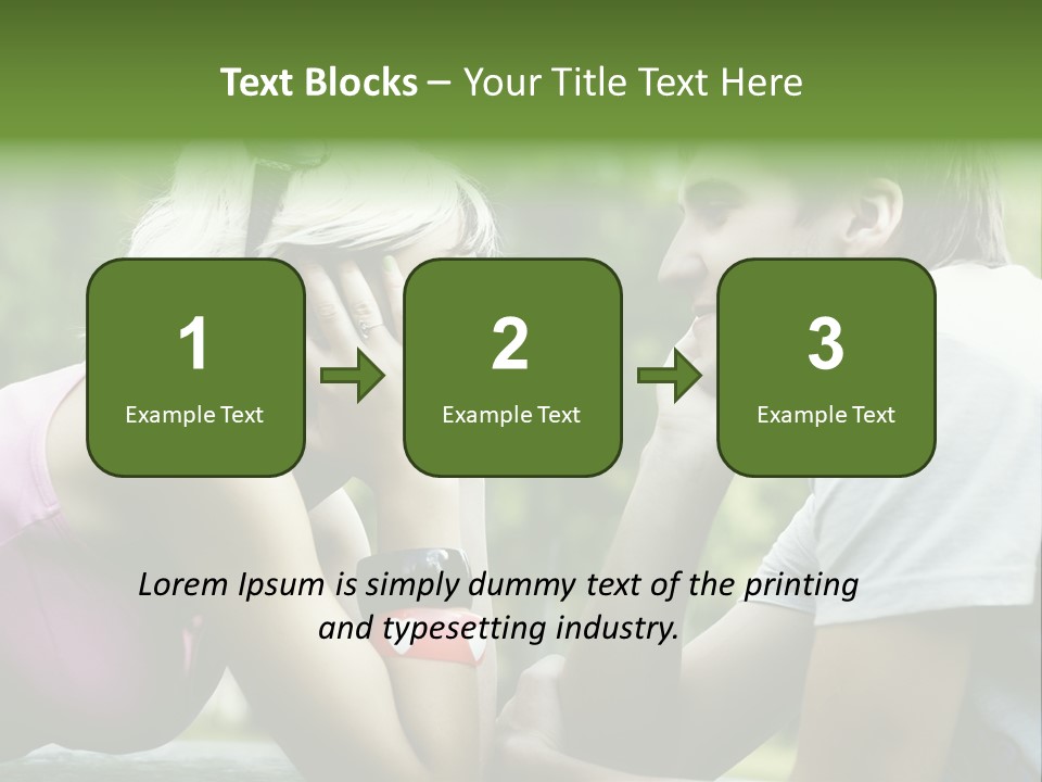 A Man And A Woman Sitting Next To Each Other PowerPoint Template