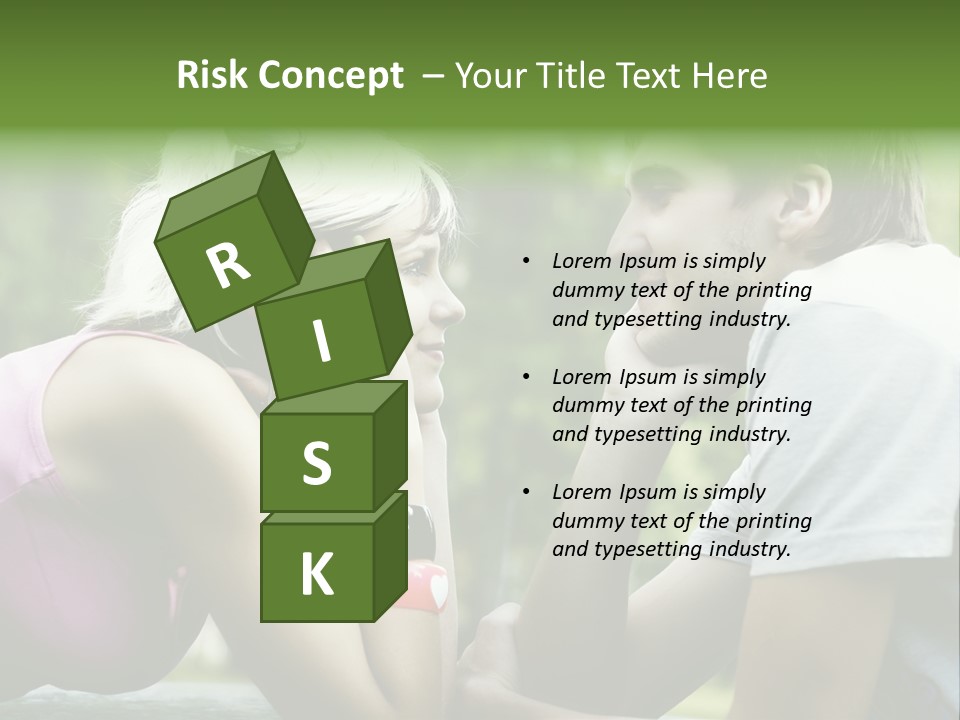 A Man And A Woman Sitting Next To Each Other PowerPoint Template