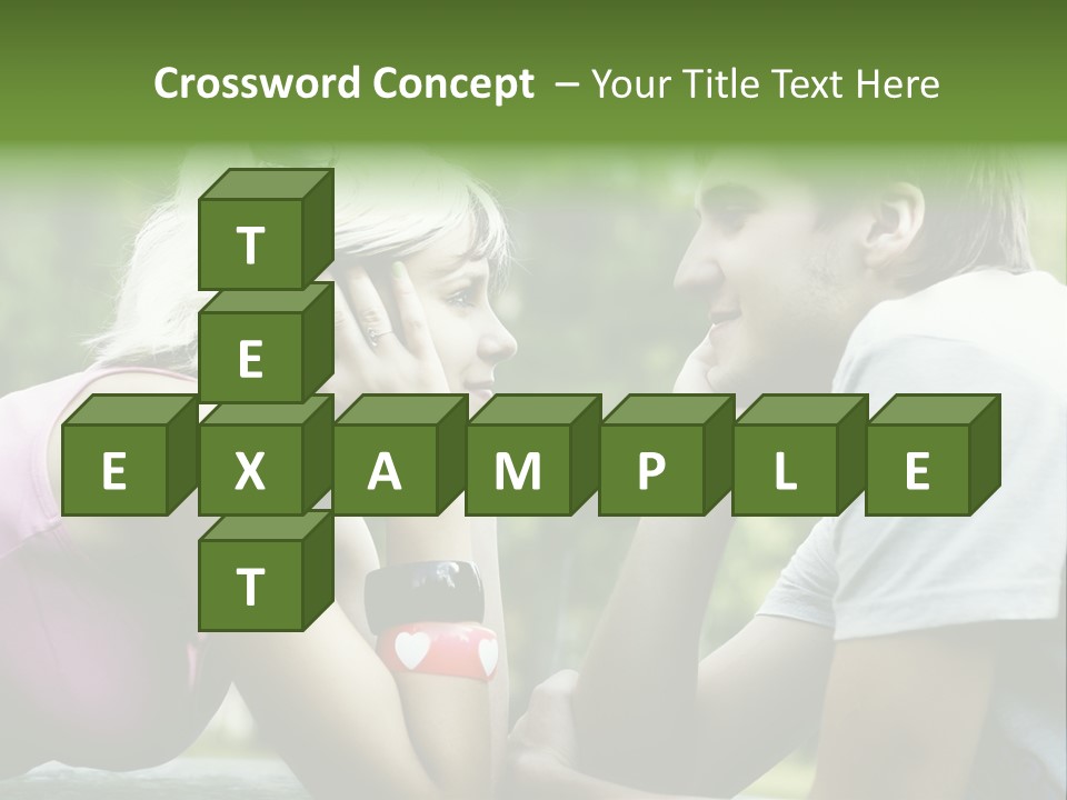 A Man And A Woman Sitting Next To Each Other PowerPoint Template