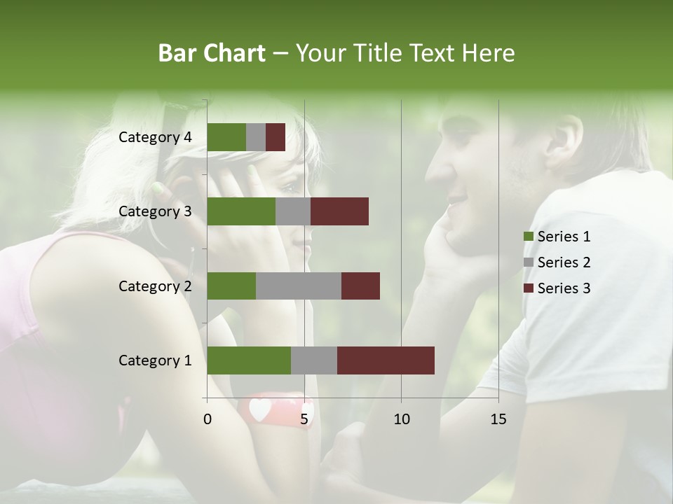 A Man And A Woman Sitting Next To Each Other PowerPoint Template