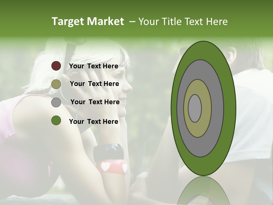 A Man And A Woman Sitting Next To Each Other PowerPoint Template