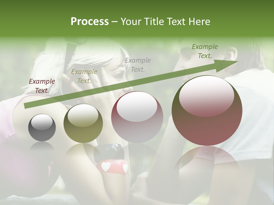 A Man And A Woman Sitting Next To Each Other PowerPoint Template