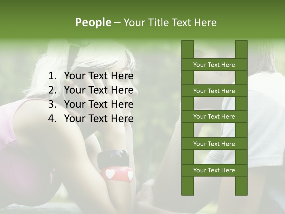 A Man And A Woman Sitting Next To Each Other PowerPoint Template