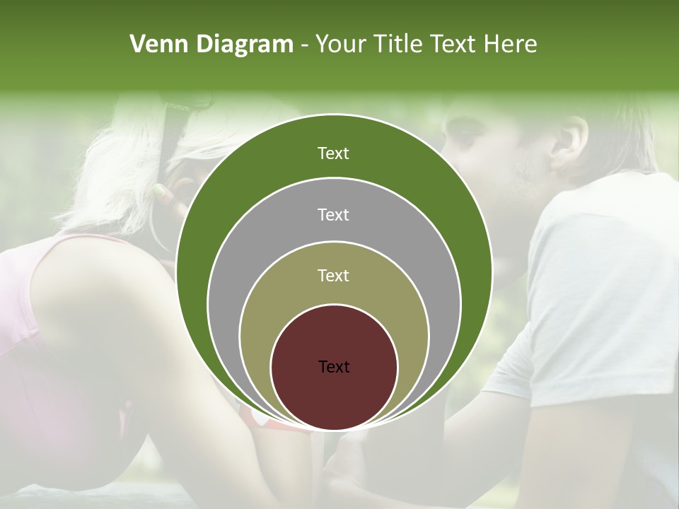 A Man And A Woman Sitting Next To Each Other PowerPoint Template