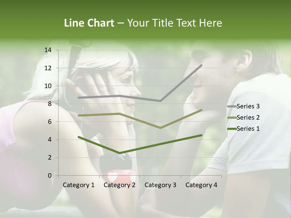 A Man And A Woman Sitting Next To Each Other PowerPoint Template