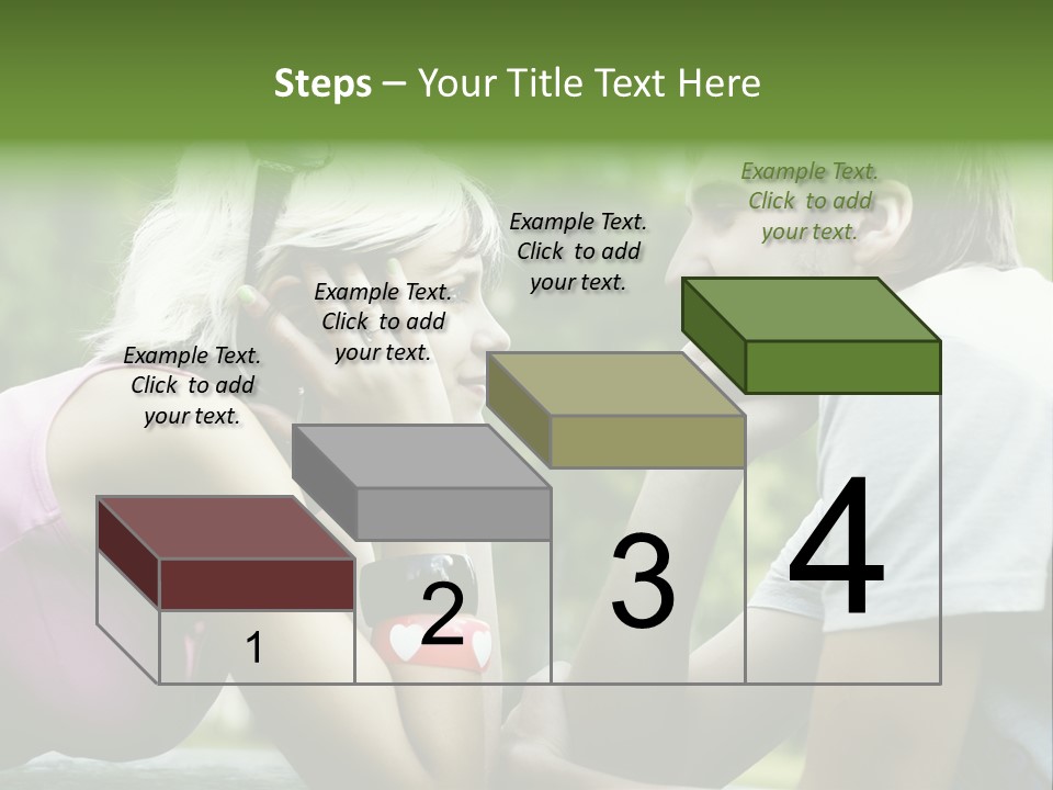 A Man And A Woman Sitting Next To Each Other PowerPoint Template